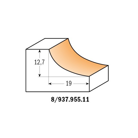 Frez zaokrąglający