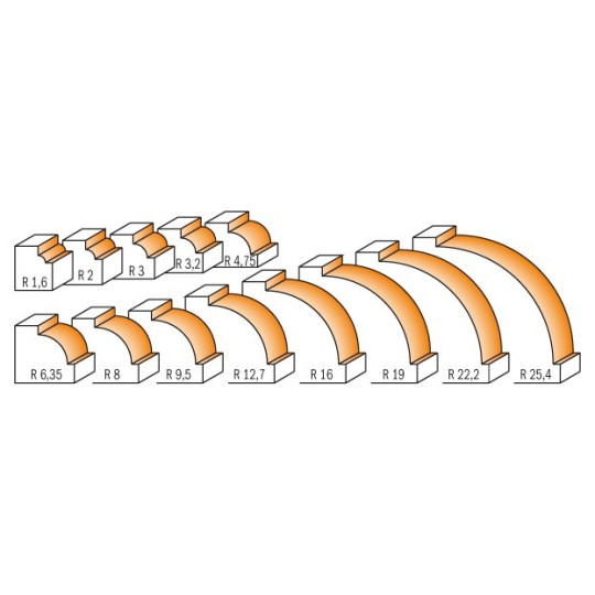 Frez zaokrąglający