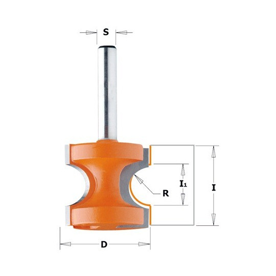 Frezy zaokrąglające typu p&oacute;łwałek
