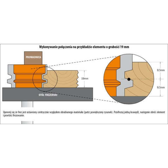 Frez do połączeń odwrotnych 