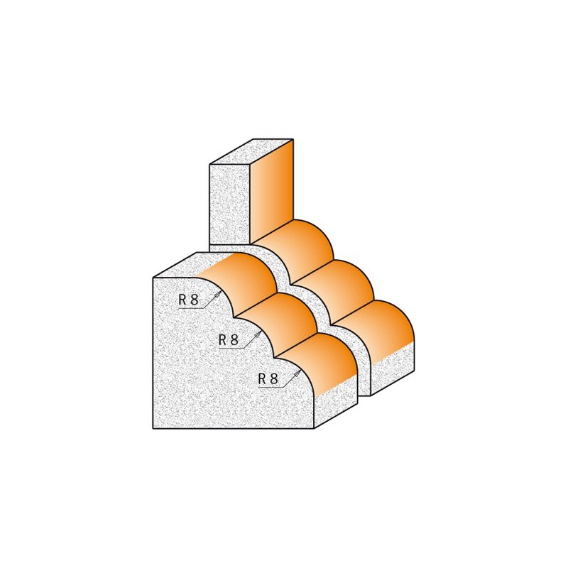 Frez dekoracyjny do twardych materiałów Frez dekoracyjny do twardych materiałów