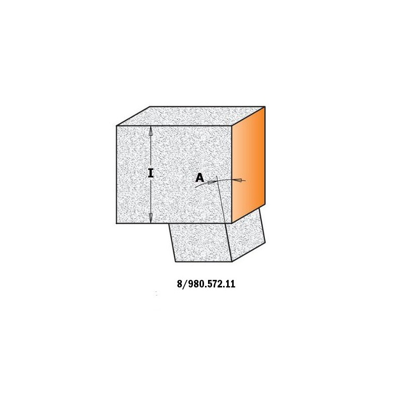 Frez prosty do twardych materiałów z łożyskiem typu Delrin Frez prosty do twardych materiałów z łożyskiem typu Delrin
