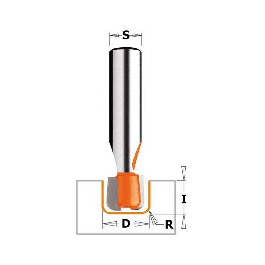 Frez do korytek do twardych materiałów Frez do korytek do twardych materiałów