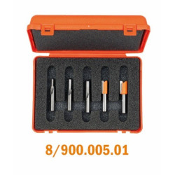 Zestaw 5 frez&oacute;w prostych i profilowych