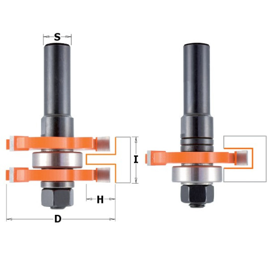 Zestaw do łączenia na pi&oacute;ro i wpust