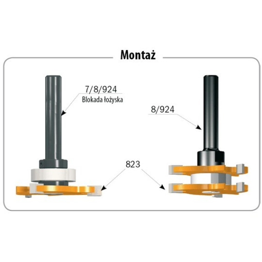 Trzpień do ostrzy piłkowych Trzpień do ostrzy piłkowych