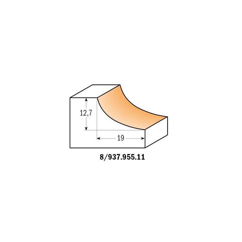 Frez zaokrąglający