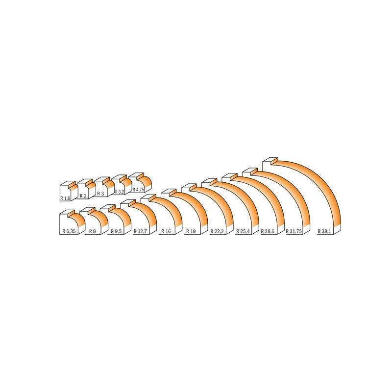 Frez zaokrąglający CMT 938.190.11