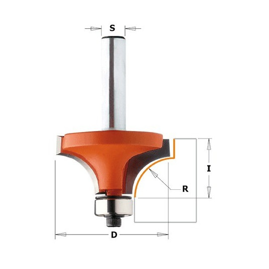 Frez zaokrąglający