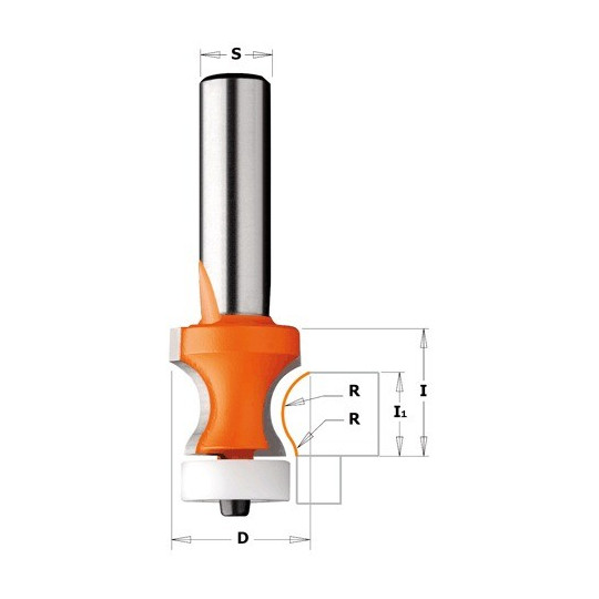 Frez zaokrąglający do twardych materiałów Frez zaokrąglający do twardych materiałów