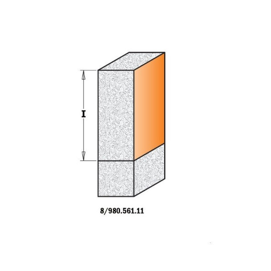 Frez prosty do twardych materiał&oacute;w z łożyskiem typu Delrin