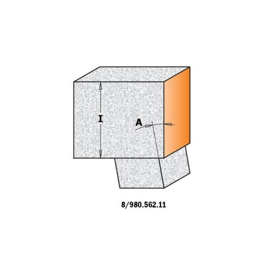 Frez prosty do twardych materiał&oacute;w z łożyskiem typu Delrin