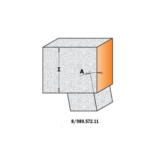 Frez prosty do twardych materiał&oacute;w z łożyskiem typu Delrin