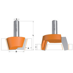 Zestaw frezów do napraw w materiałach kompozytowych