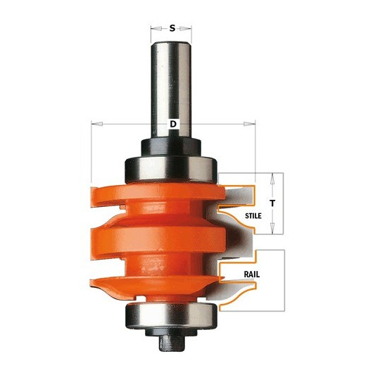 Zestaw frez&oacute;w do ramiak&oacute;w poziomych i pionowych