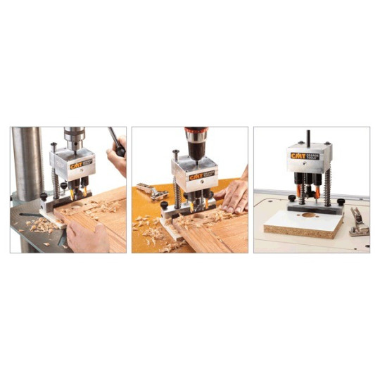 Uniwersalny przyrząd do wiercenia pod zawiasy