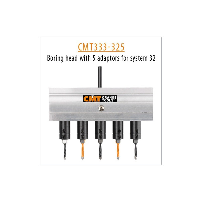 Głowica z 5 adapterami do systemu 32 mm