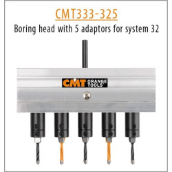 Głowica z 5 adapterami do systemu 32 mm