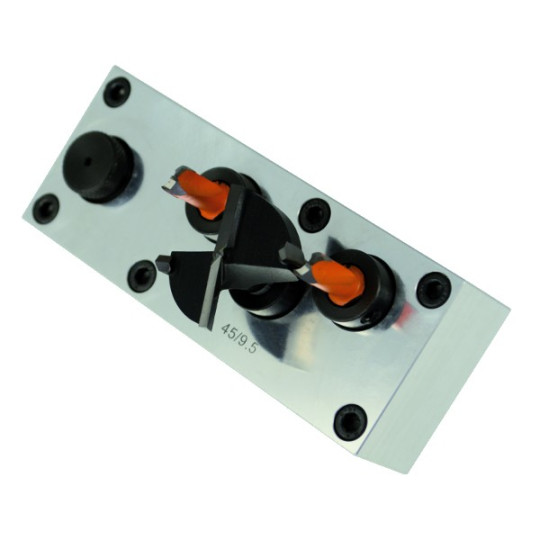 Głowica do wierceń pod zawiasy