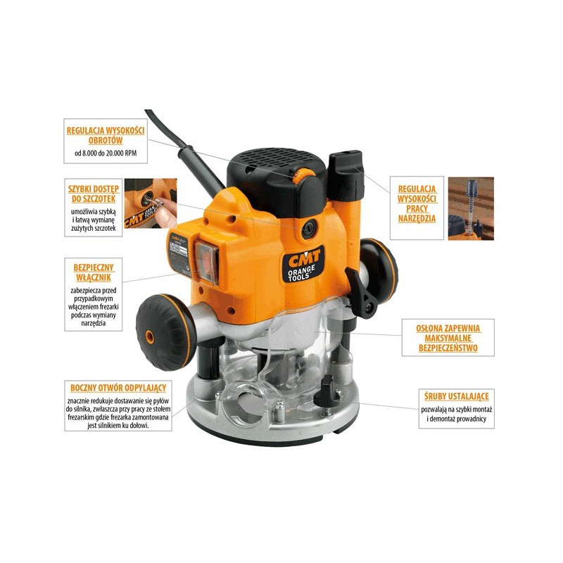 Frezarka ręczna 1000W Frezarka ręczna 1000W