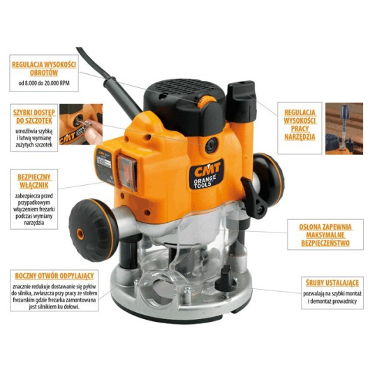 Frezarka ręczna 1000W Frezarka ręczna 1000W