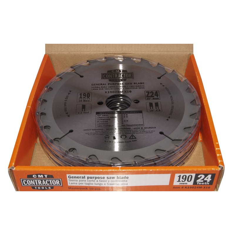 K19024M-X10 Piła tarcza konstruktorska CMT