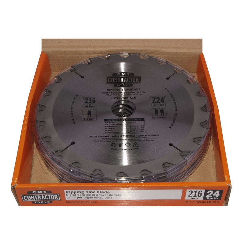 K21624M-X10 Piła tarcza konstruktorska CMT