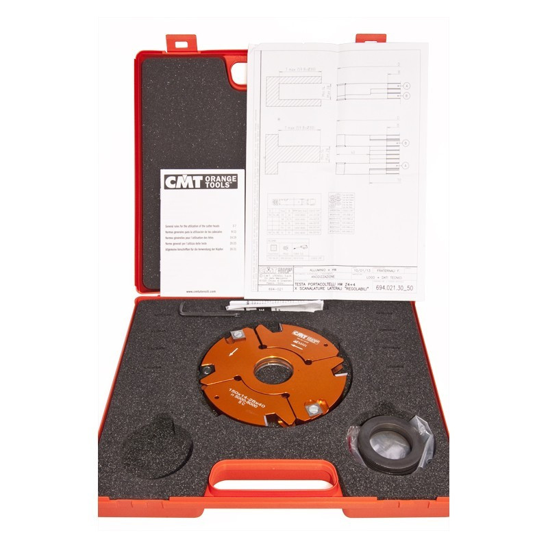 Regulowana głowica do rowkowania Regulowana głowica do rowkowania