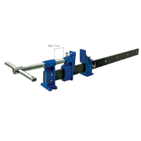 P23050 Ścisk 50x6 cm (25000N) prowadnica 40x10 mm P23050 Ścisk 50x6 cm (25000N) prowadnica 40x10 mm