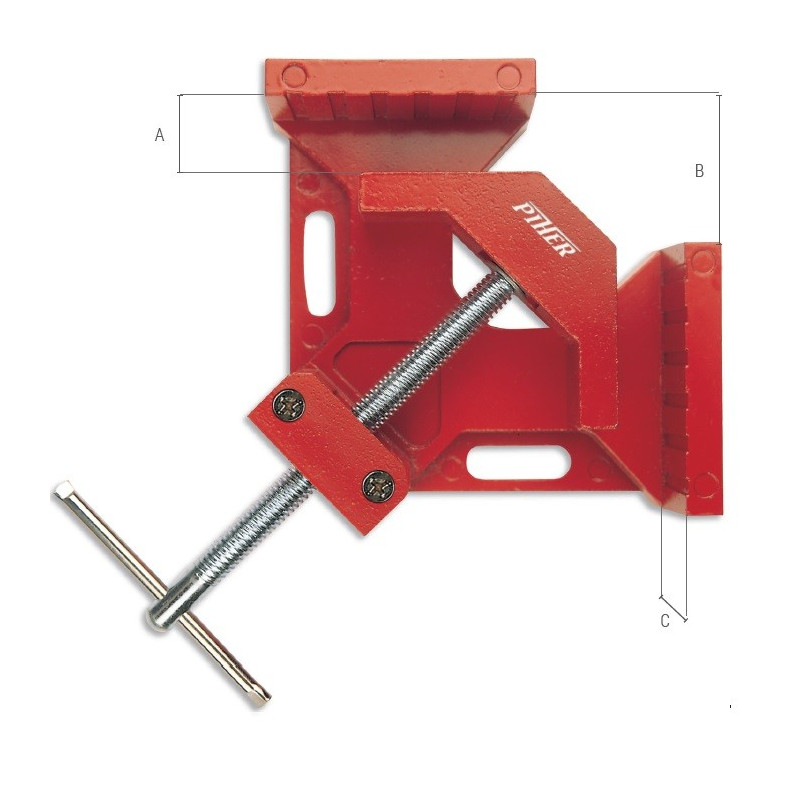 PIHER Zacisk kątowy A-20