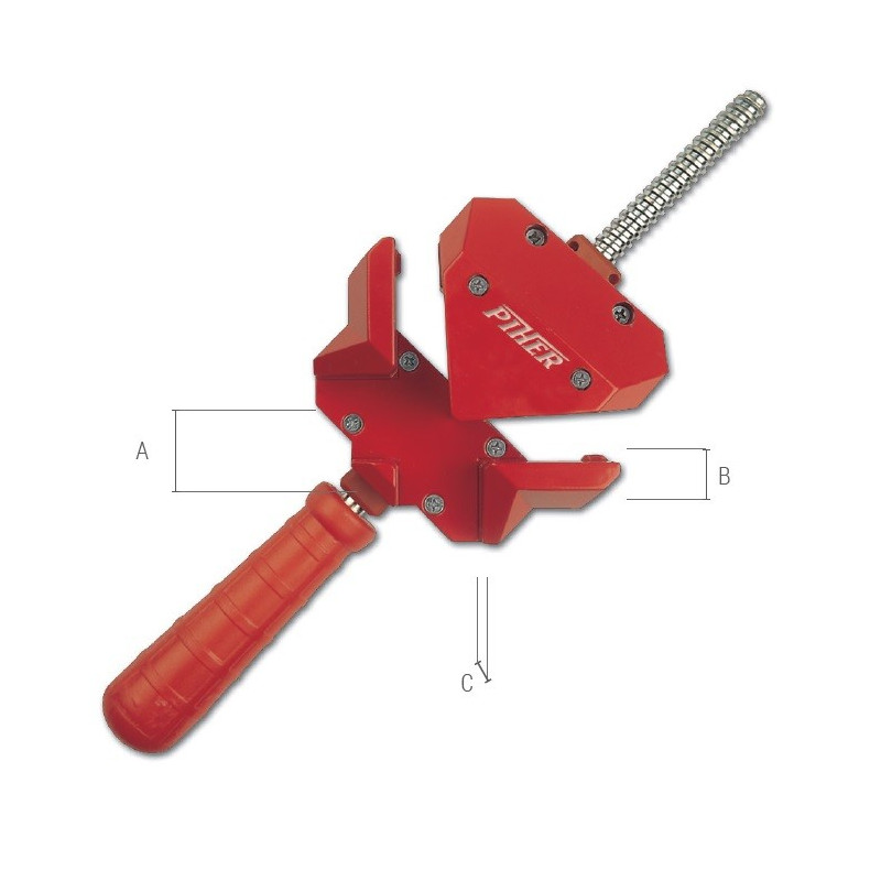 PIHER Zacisk kątowy A-30 PIHER Zacisk kątowy A-30