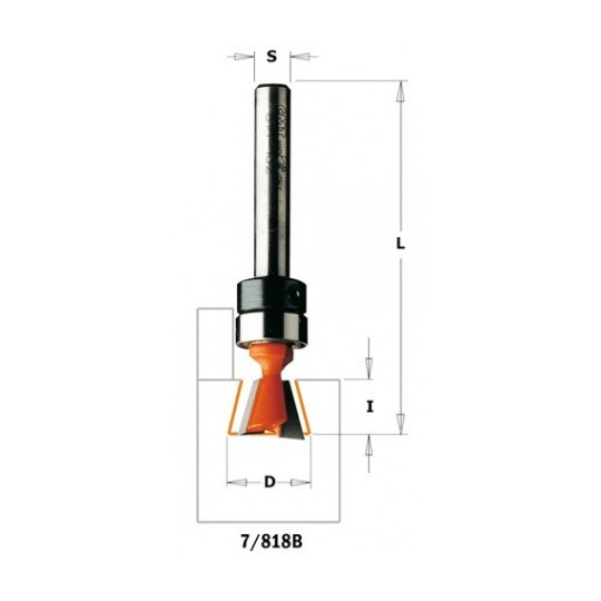 Frez do połączeń na „jaskółczy ogon” Frez do połączeń na „jaskółczy ogon”