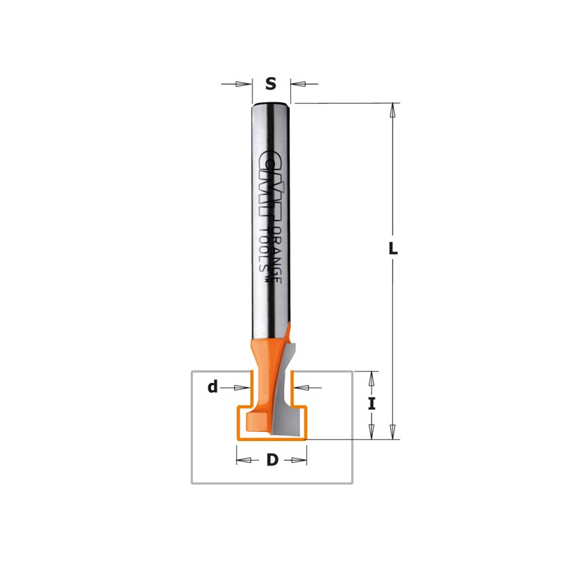 Frez do otwor&oacute;w pod zamek