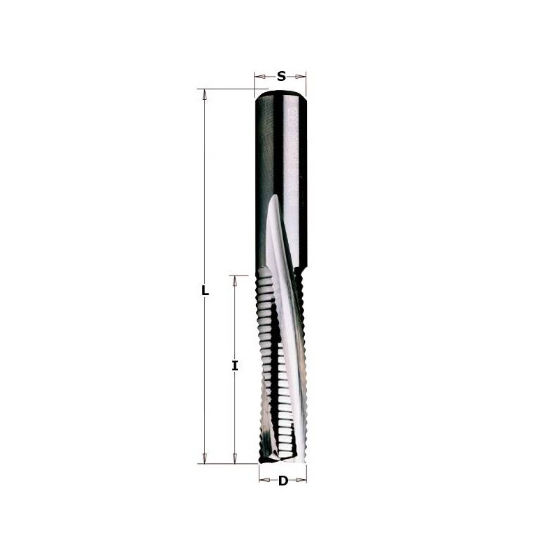 196.122.11 Frez spiralny D-S-12I-52 L-100 Z-3 obr. zgrubna down cut CMT