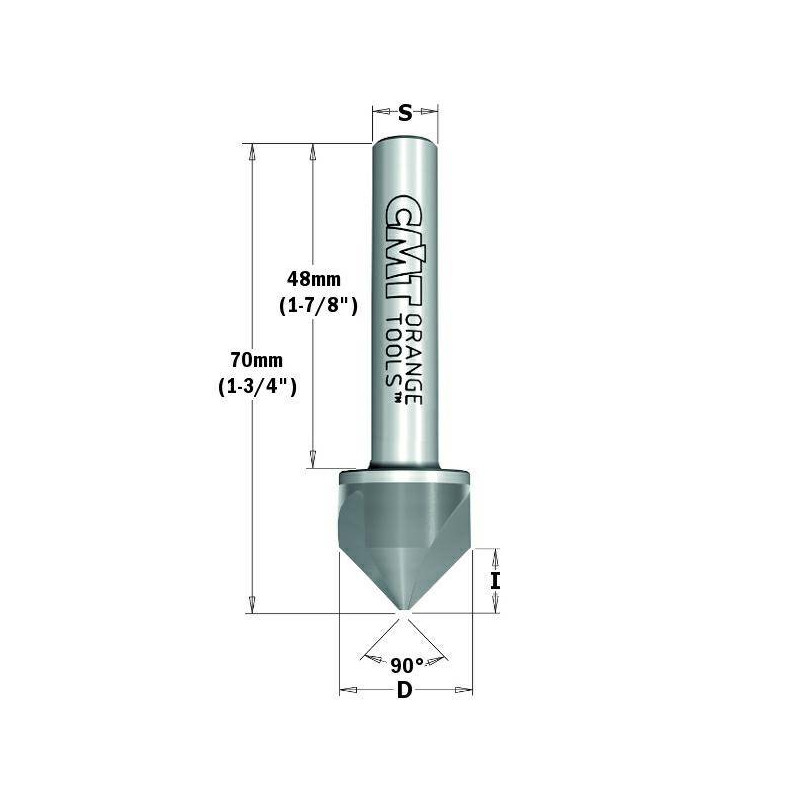 521.002.21 Gzymka VHM D-19,5 I-9 L-70 A-90 Z3 S-10x47 CMT
