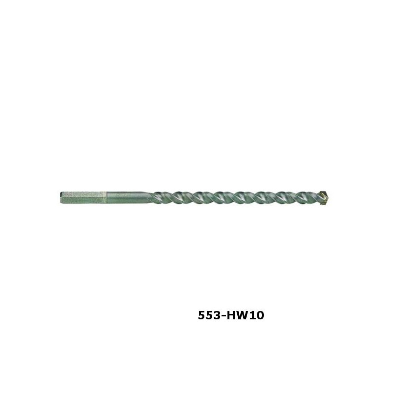 553-HW10 Wiertło długie 10 mm HW dł. 200 mm uchwyt HEX CMT