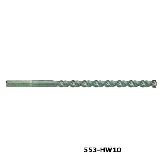 553-HW10 Wiertło długie 10 mm HW dł. 200 mm uchwyt HEX CMT