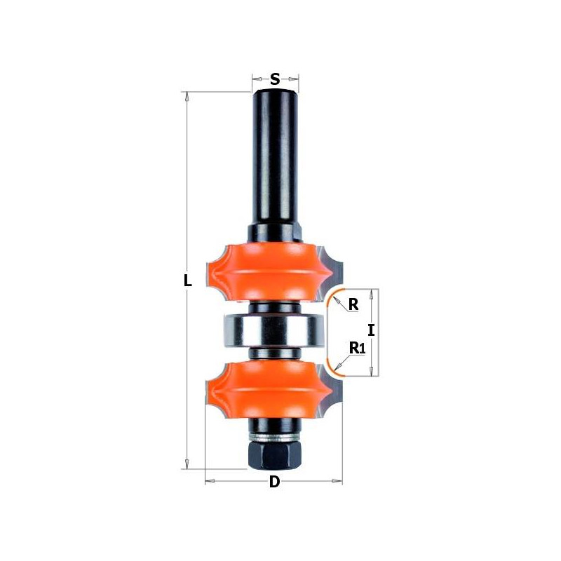 800.622.11 Frez HM D-34 I-31,75 I1-11,1 L-100 R1-2 R-3 S-12,7 CMT