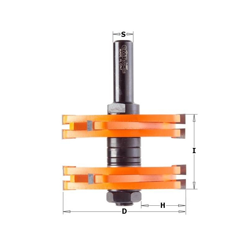 800.628.11 Frez HM D-75l-44 S-12,7 K-9,5-15,8 CMT