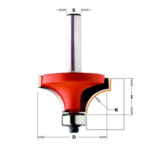 838.147.11 Frez HM D-14,7 R-1 I-10 S-6,35 CMT