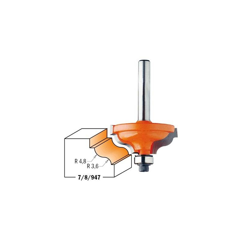 847.325.11 Frez HM R-4,8-3,6D-34,2 I-13 S-6,35 CMT
