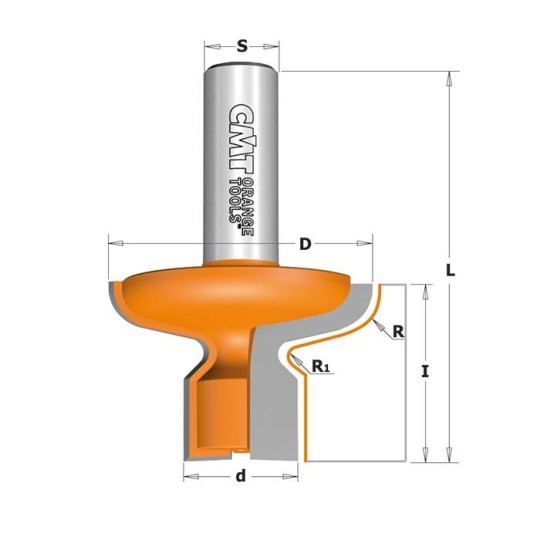 855.604.11 Frez D-44,5 I-30 S-12,7 RH R-7,14 R1-2,38 Z2 CMT