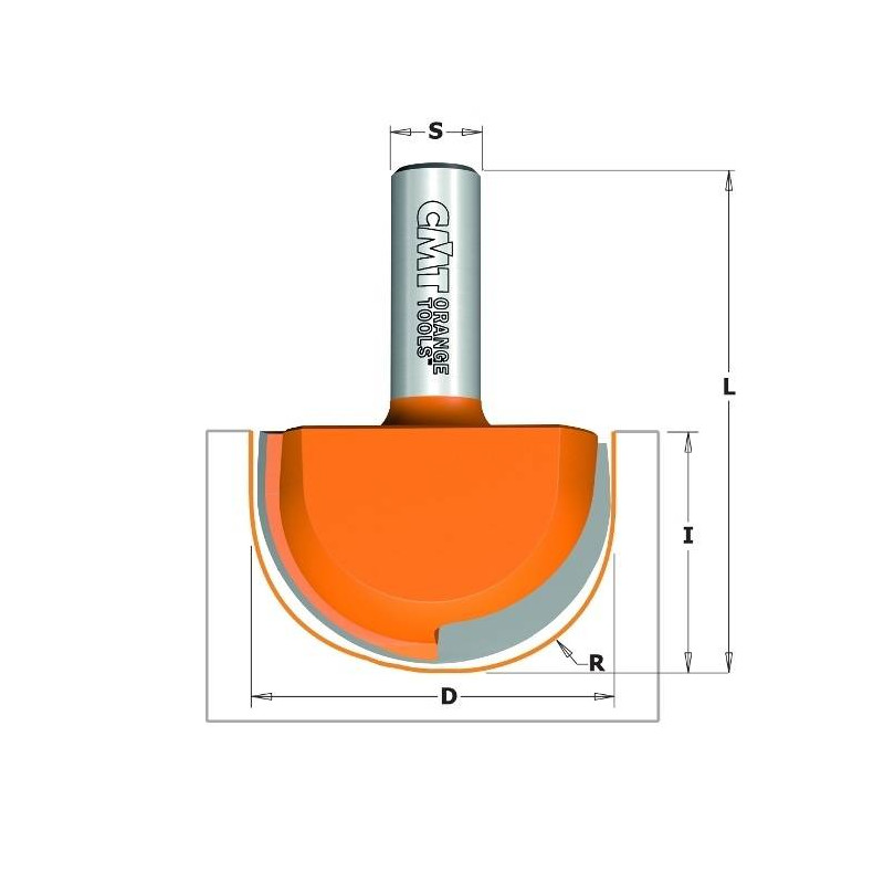914.221.11 Frez HM R-11 D-22I-25,4 S-8 L-63,5 CMT