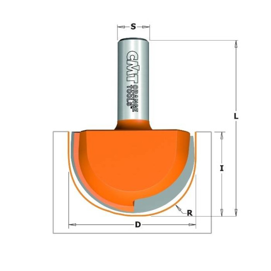 914.221.11 Frez HM R-11 D-22I-25,4 S-8 L-63,5 CMT