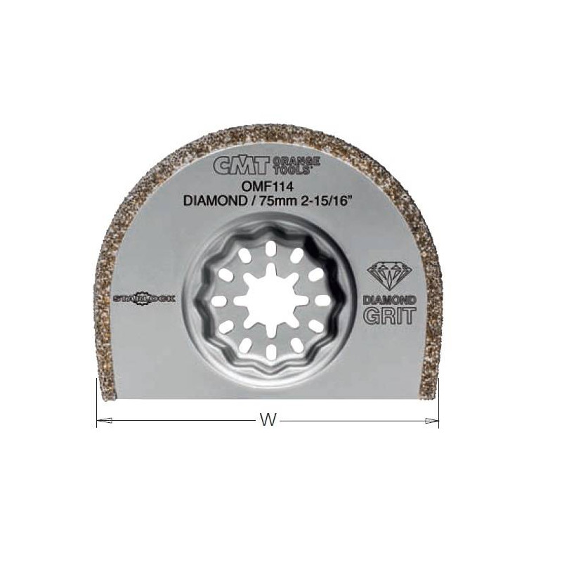 OMF114-X1 Brzeszczot oscylacyjny W-75 K-2,2 1 szt. STARLOCK CMT