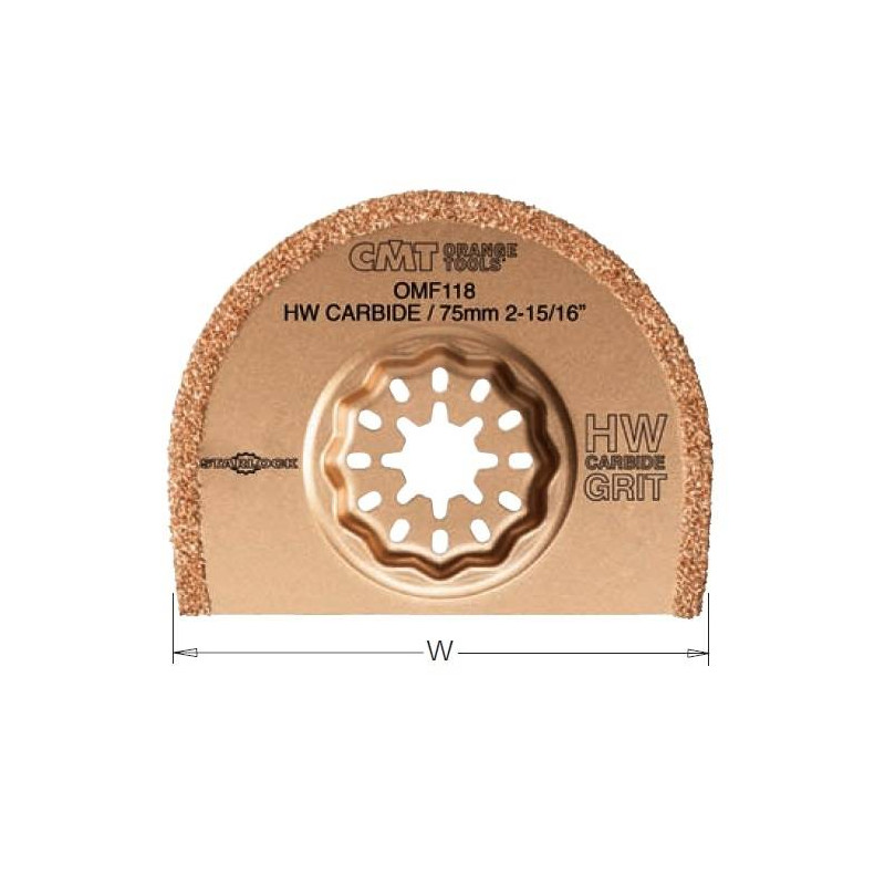 OMF118-X1 Brzeszczot oscylacyjny W-75 K-2,2 1 szt. STARLOCK CMT