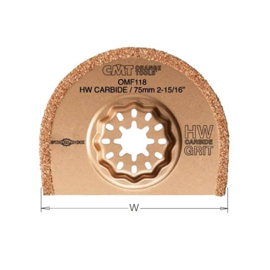 OMF118-X1 Brzeszczot oscylacyjny W-75 K-2,2 1 szt. STARLOCK CMT