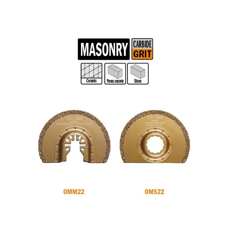 OMM22-X1 OMM22 Brzeszczot oscylacyjny W-87 K-2,2 1 szt. uchywt uniwersalny CMT