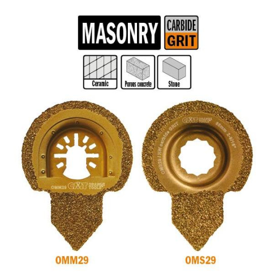 OMM29-X1 OMM29 Brzeszczot oscylacyjny W-65 1 szt. uchwyt uniwersalny CMT