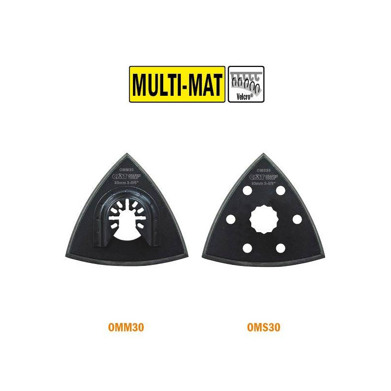 OMM30-X1 Tr&oacute;jkątna perforowana stopa szlifierska 93mm uchwyt uniwersalny CMT